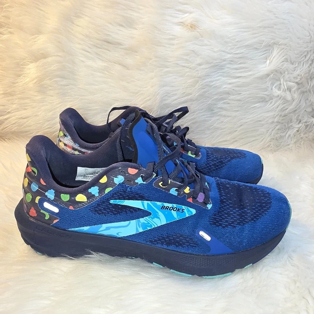 Size 9.5 - Brooks Launch 9 Blue Multi W